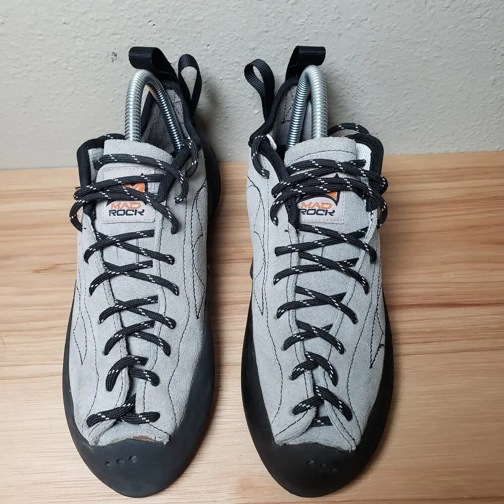 Mad Rock Men's Size 6.5 Phoenix Lace Climber Performance‎ Shoe Gray Black